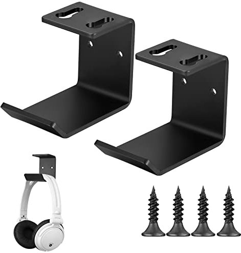Jttxiu 2 Piezas Soporte de Pared para Auriculares, Gancho Colgador de Pared para Auriculares Inalámbricos y con Cable
