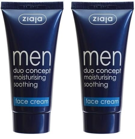 Ziaja Crema Facial para Hombre Spf6 50 ml (Paquete de 2)