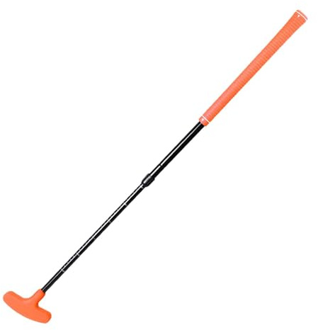 Harilla Einziehbarer Golf-Putter, Mini-Golfschläger mit verstellbarem Schaft aus Aluminiumlegierung, Zwei-Wege-Golf-Putter, Mini-Golf-Putter für Reisen, Orange