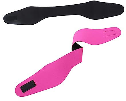 BESPORTBLE 2pcs Adjustable Neoprene Swimming Headband Ear for Boys and Girls Adults for Yoga Diving and Water Sports Random Colors