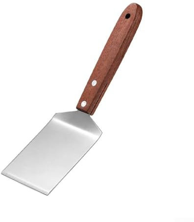 Käseschaufel aus Edelstahl mit Holzgriff, Keksschaufel, Edelstahlschaufel, Küchengeschirr, Brot, Butterschneider, Profi-Tools