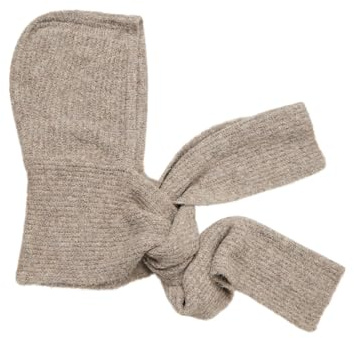 Objmilu halsduk stickad balaclava Rep, Humus, one size