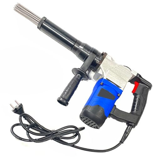 Escalador de aguja eléctrico de mano de 1100W, pistola desoxidante con empuñadura de pistola de grado Industrial, escalador de aguja eléctrico, removedor de óxido tipo aguja