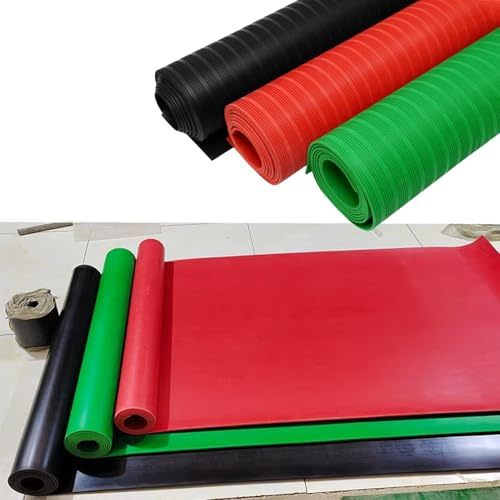 Custom Size & Color Insulating Switchboard Mat Corrugated/Smooth Surface, 1/8'' 1/4'' 3/8'' Thick High Voltage Insulated Mat, Electrical Safety Floor Mats
