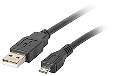 Lanberg CA-USBM-10CC-0010-BK USB 2.0 A-kontakt till USB mikro-B-kontaktkabel, 1 m svart