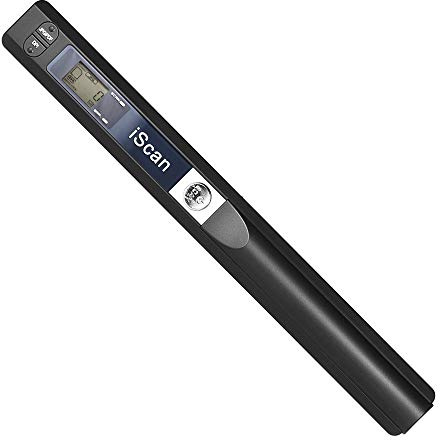 ECOiNVA for iScan Portable Documents Scanner de Poche Image Baliseur Photo Couleur A4 Mobile Handy Scanners (Black)