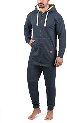 Blend Salinho Herren Overall Jumpsuit Mit Kapuze, Größe:XL, Farbe:Navy (70230)
