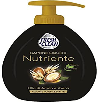 Fresh & Clean Sapone Mani e Viso Nutriente ed Idratante con Olio di Argan e Avena, 300g