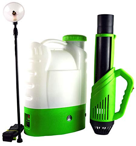 XUMI Máquina ULV Eléctrica Nebulizador Portátil 16L Electrostática ULV Mochila Inalámbrico Fría Pulverizador para El Hogar, La Oficina, La Escuela O Jardín