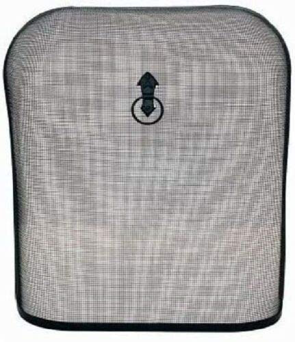 Curved Fire Guard in Black Spark Guard Fireguard Freestanding Fireside Fine Mesh Fire Guard Screen