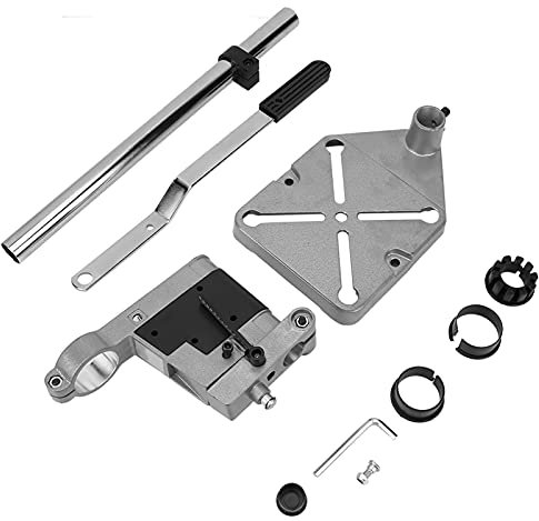 Support de Perceuse Réglable pour Établi, Outil de Réparation avec Trous de Fixation, Support Colonne pour Bricolage