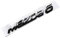 DMYQJY Auto Emblem für Mazda CX-5 2017-2023, Logo Emblem Kühlergrill Badge Emblem Aufkleber Abzeichen Badge Aufkleber Chrom Frontgrill Motorhaube Kofferraum Auto Zubehör,Mazda6-Black
