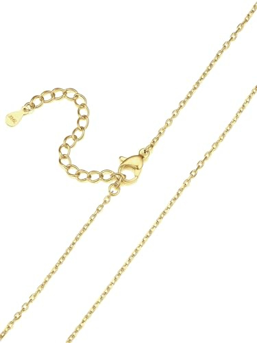 Suplight Grandes Chaîne Doré Cadeau Long Collier pour Pendentif