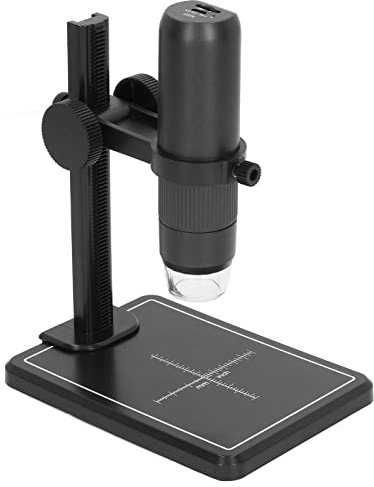 FTVOGUE Electron Microscope ABS WiFi Digital Microscope 50X to 1000X with 8 Adjustable LED Lights 1080P Manual for Students Children Learning Coin Inspection