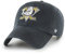 '47 NHL Anaheim Ducks Clean Up Unisex-Baseballkappe, Verstellbar, Hochwertiges Design und Verarbeitung, Badge Logo, Black