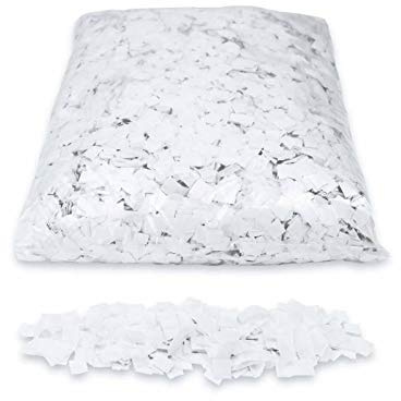 EUTOPICA Confeti Cuadrado Papel 1 cm. (Blanco)| Bolsa de 1 kg. | 24/48H laborables | #GanasDeFiesta