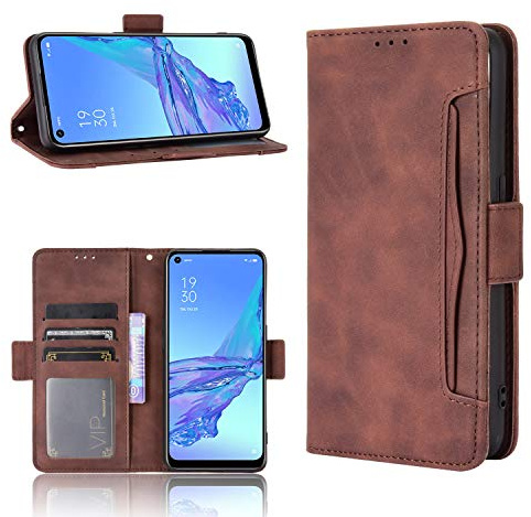 BellaCase ZTE Nubia Red Magic 9 Pro Plus Hülle [Brieftasche] [Klammerfunktion] [Kartenfächer] [Magnetic Flip Cover] Kompatibel mit ZTE Nubia Red Magic 9 Pro Plus Smartphone(Braun)