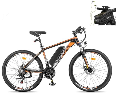 Fafrees Electric Bike, 26 Electric Bikes for Adults, 36V 13Ah Removable Battery Pedal Assist Ebikes for Men Women, 250W Electric Bicycle for City, 25KM/H 21-Speed MTB, HAILONG ONE Black