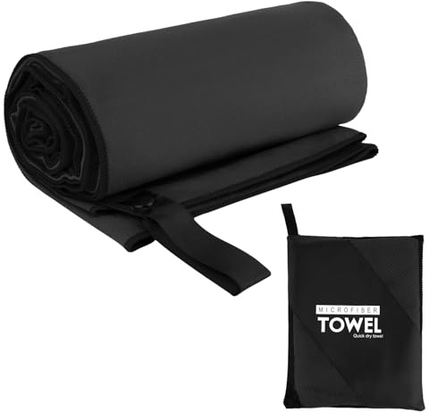 Muka Microfiber Yoga Towel skidproof, Super Absorbent Sweat Mat Towel for Hot Yoga, Workout Hand Towels Quick-drying