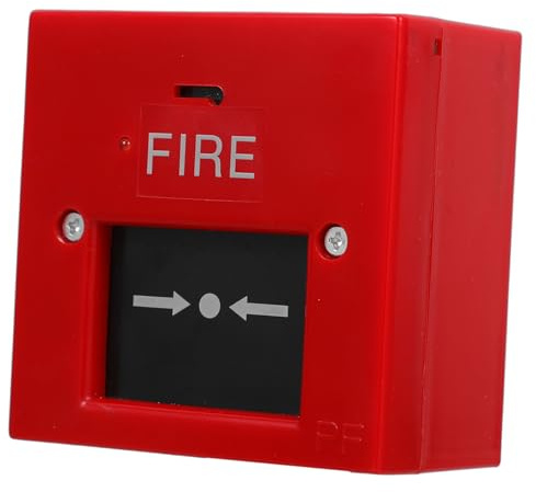 SKISUNO Emergency Manual Call Point Button Glass Break Alarm for Fire Notification System Advanced Technology for Accurate Alerts for Public Private Use