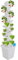 Cutycaty Hydroponik Turm Kit 9 Etagen 45 Löcher Pflanzturm Hydroponisches Anzuchtsystem, Hydroponic Tower Grow Kit, Vertikaler Hydroponic Grow Tower Indoor Garden für Kräuter, Obst und Gemüse