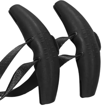 Ancsttu Neutral Grip Pull up Handles,Workout Handles for Cable Machine | 1 Pair Non-Slip Attachments with Adjustable Resistance Band for Body Workout Core Leg Muscle Arm Bacck
