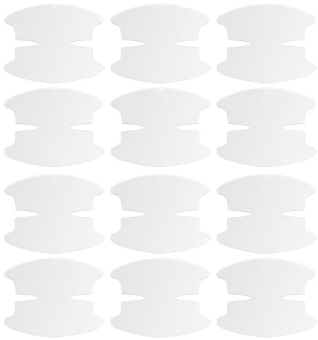 Set of 12 Car Door Handle Scratch Protection Film Clear Paint Protection Film Universal Fit Anti-Scratch