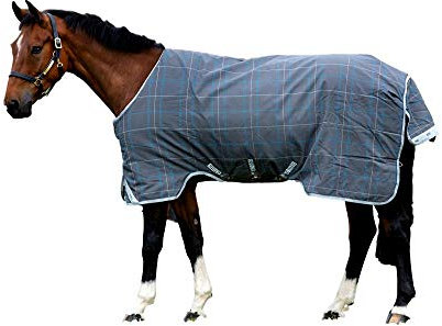 Horseware Rhino Original Medium 250g Vari- Layer Regendecke Charcoal/Blue (115)