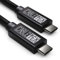 CABLETEX 3m USB C Monitorkabel zu Typ-C 3.2 Gen 2, 100W Power Delivery, 10GBit/s, für Thunderbolt 3 Bildschirme/Displays, Laden, Video- und Audioübertragung