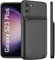 Akku-Schutzhülle für Galaxy S23 Plus, erweiterter Backup-Akku, Ladehülle für Samsung Galaxy S23+ Plus 5Gv, 5000 mAh, wiederaufladbar, Powerbank-Ladeabdeckung, zusätzlicher Saft, Schwarz