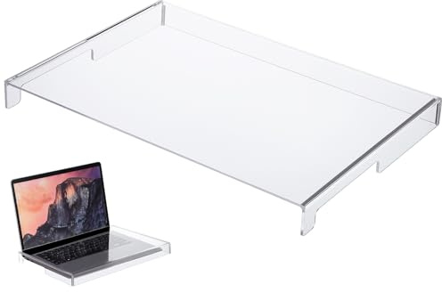 UKCOCO Transparent Keyboard Protector Cover for Laptop & Desktop – Waterproof & Dust-Proof Acrylic Shield for Spills, Crumbs & Ashes – Fits 14-Inch Laptops & Standard Keyboards for Home, Office & Pet