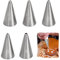 5 Pièces Douille à Pâtisserie, Kits de Décoration de Gâteaux, Douilles en Acier Inoxydable, Buse de Glaçage Professionnelle, Accessoires Boulangerie pour Cupcake Muffins DIY