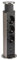 LEGRAND, Incara Tower 60, Einbausteckdose mit Lift-System, Multi-Tischsteckdose, 2x USB (A+C), 3x Steckdosen, 2P+E Stecker, Durchmesser: 60mm, Einbautiefe: 356,5mm, 15 W, Aluminium/Schwarz, 654974