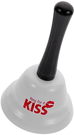 EXCEART Pärchen Handglocke Läutet Für Einen Kuss Handglocke Läutet Für Einen Kuss Glocke Läutet Glocke Für Den Dienst Handglocke Für Erwachsene