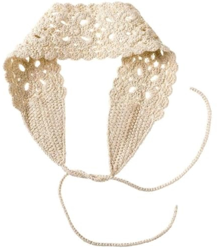 OEIOTEI Boho Hårband Kvinnor Stickat Pannband Flätat Vintage Hårband Tunn Sommar Huvudband Söt Hårtillbehör För Flickor