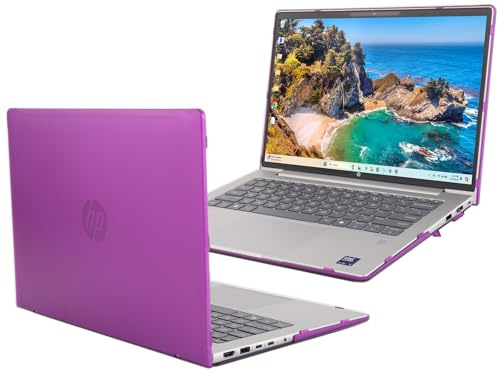 mCover Case ONLY Compatible for 2024 ~ 2025 14-inch HP ProBook 440/445 G11 Series Windows Notebook PC (NOT Fitting Any Other HP Models) - Purple