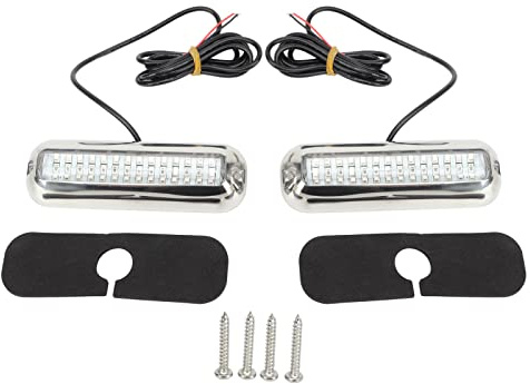 Marine Transom Light 42LED Super Bright Boat Transom IP68 1500LM LED Under Vattnet för Marina Applikationer (Grönt ljus)
