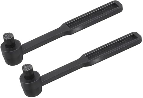 Gatuida 2pezzi Spazzola Per Puntina Di Giradischi in Nylon Fine Kit Di Pulizia Per Dischi in Vinile Spazzole Per Stili Del Giradischi Compatte e Protettive Per Puntina