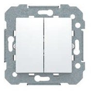 Bjc viva - Interruptor doble garras serie viva blanco