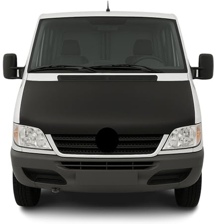 Protège Capot pour Mercedes Sprinter W901 2001 à 2006, Bra de Capot Protection, Noir