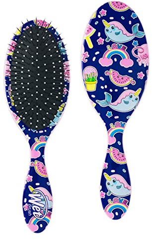 WetBrush Original Detangler Hairbrush UltraSoft Bristles Ergonomic Handle Suitable for All Hairtypes Happy Hair Fantasy