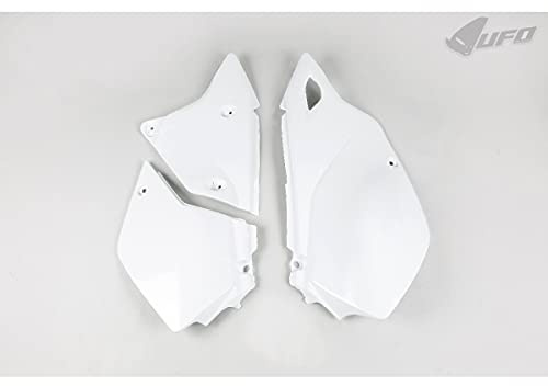 UFO PLAST Laterales laterales blancos Suzuki DRZ 400E 2000-2024
