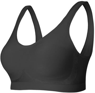 Lemef Reggiseno Senza Ferretto da Donna Senza Cuciture con Supporto e Sollevamento Imbottito Sportivo