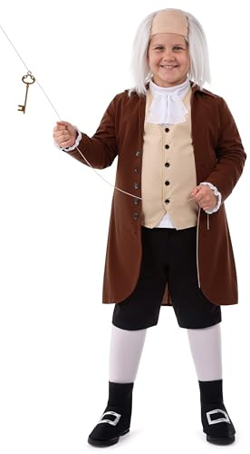 Spooktacular Creations Child Boy Colonial Costume, 18th Century Kids Historical Outfit for Characters Cosplay Themed Parties