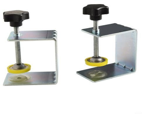 Lot de 2 pinces d'installation robustes pour façades de tiroirs Outil de travail du bois pour plus de précision