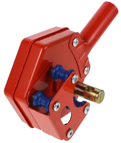 KONTONTY Argano Facile per Manovella per in Metallo Agricola Rosso Serra Avvolgimento Accessorio da Installare Film della Esigenze Orticole