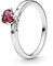 PANDORA Damen-Ringe 925 Sterlingsilber mit '- Ringgröße 56 (17.8) 196574CZRMX-56