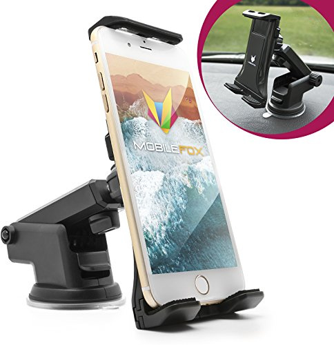 Mobilefox Universal 360° KFZ Handy Halterung Auto Armaturenbrett Halter Saugnapf Smartphone