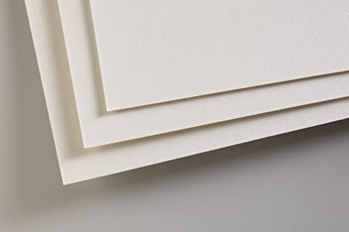 Clairefontaine 696020C Paquete Papel Pastelmat - 5 Hojas Cartulina Especial para Pasteles Secos - A3 29,7x42 cm 360g - Gris Claro
