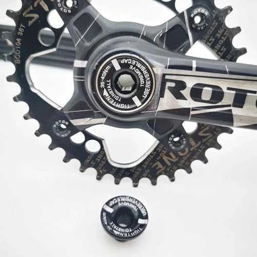 Tornillo de manivela de rotor 3DF 3D BB30 BB386 Tornillo de disco dental, perno de brazo de manivela de bicicleta de carretera MTB, aleación